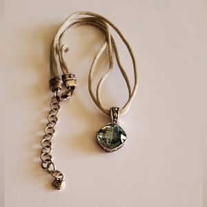 Vtg. Brighton Venus Rising Blue Necklace